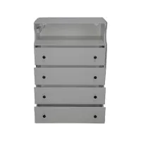 ฉันสามารถหาตู้ลิ้นชัก 6 ชั้นสำหรับใช้ในสำนักงานที่มีพื้นผิวเป็นกระจกเงาได้หรื...